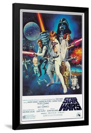 STAR WARS EPISODE IV A NEW HOPE Movie Poster Film Print